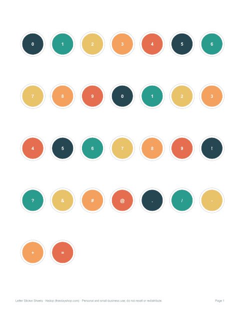 Preview of the first page of Numbers and punctuation